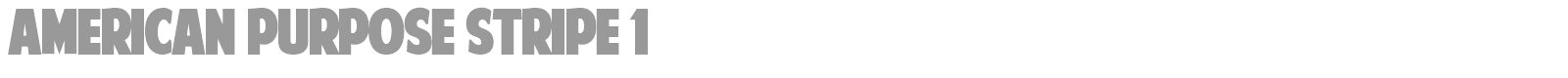 American Purpose font preview